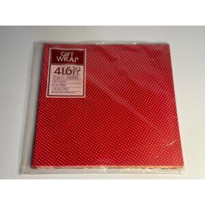 VTG Christmas Gift Wrap Set 20" X 30" 41.6 Sq Ft 10 Sheets 5 Designs Fox Valley